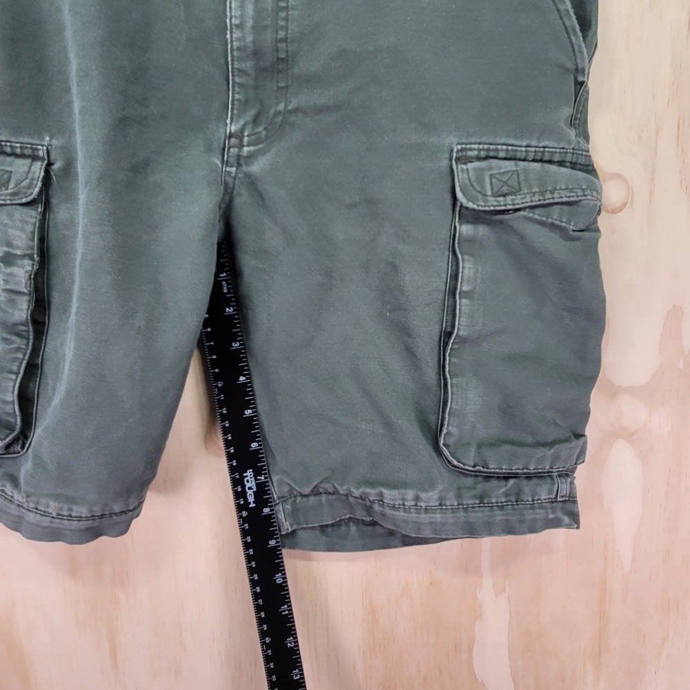 Vintage Boy Scouts of America‎ Mens Green Cargo Uniform Shorts Size 32 Canvas - Picture 9 of 11